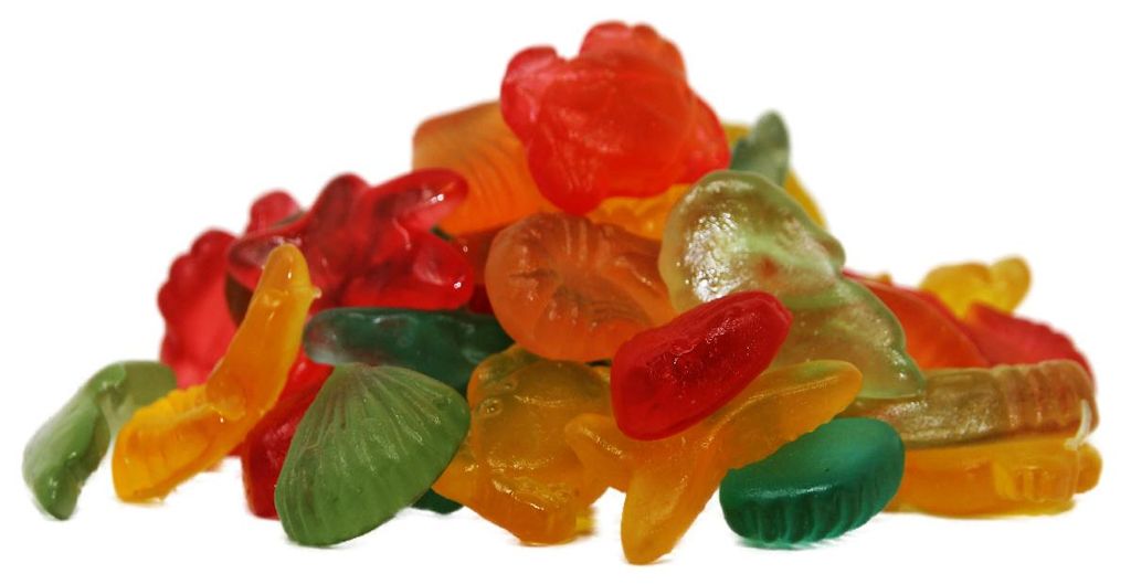 Ovocné žvýkačky sladké mořské potvory bez cukru rozmanité Obrázek produktu 