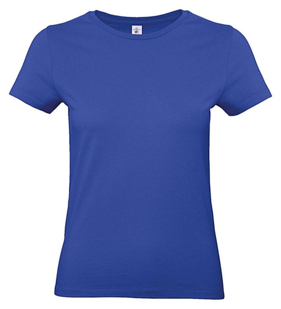 B&C - "#E190" T-Shirt für Damen FK2499 (S) (Kobaltblau)
