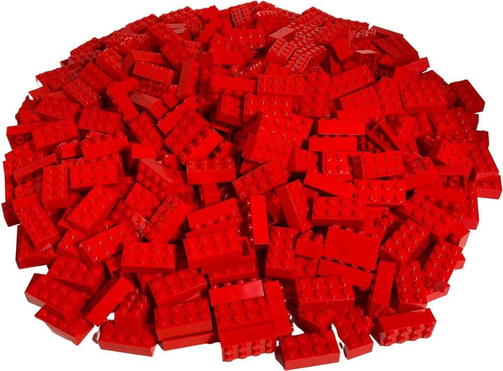 LEGO® Briques 2x4 Rouge - 3001 NOUVEAU ! Quantité 100x Image du produit 