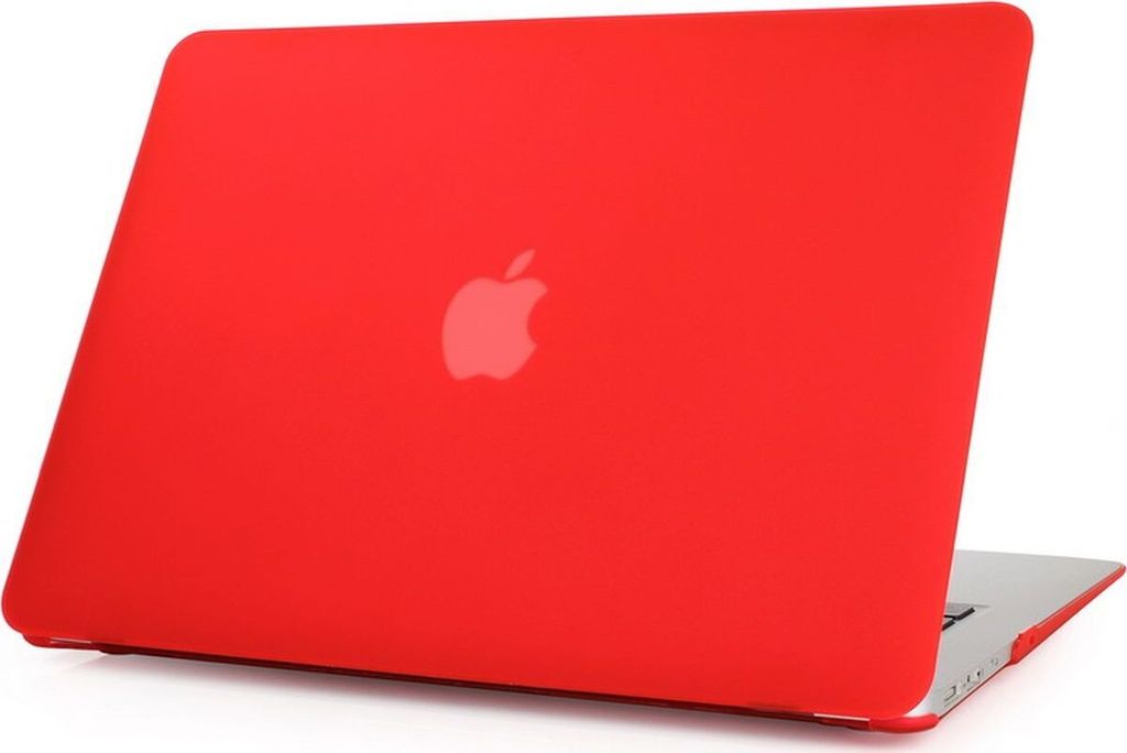 Mobigear Matte MacBook Air 13 Zoll (2010-2019) Hardcase Hülle MacBook Case - Rot - Model A1369 / A1466