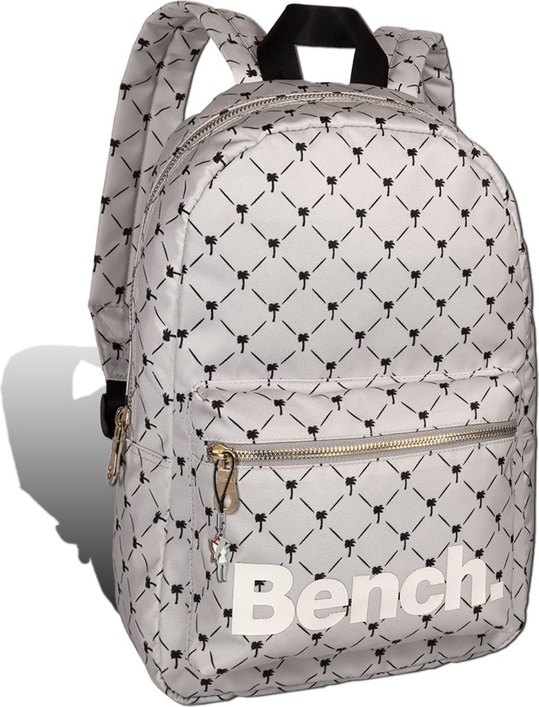 Bench grauer Rucksack Nylon Cityrucksack shoppen Damen 25x35x12 Daypack Frauenrucksack D2ORI304N