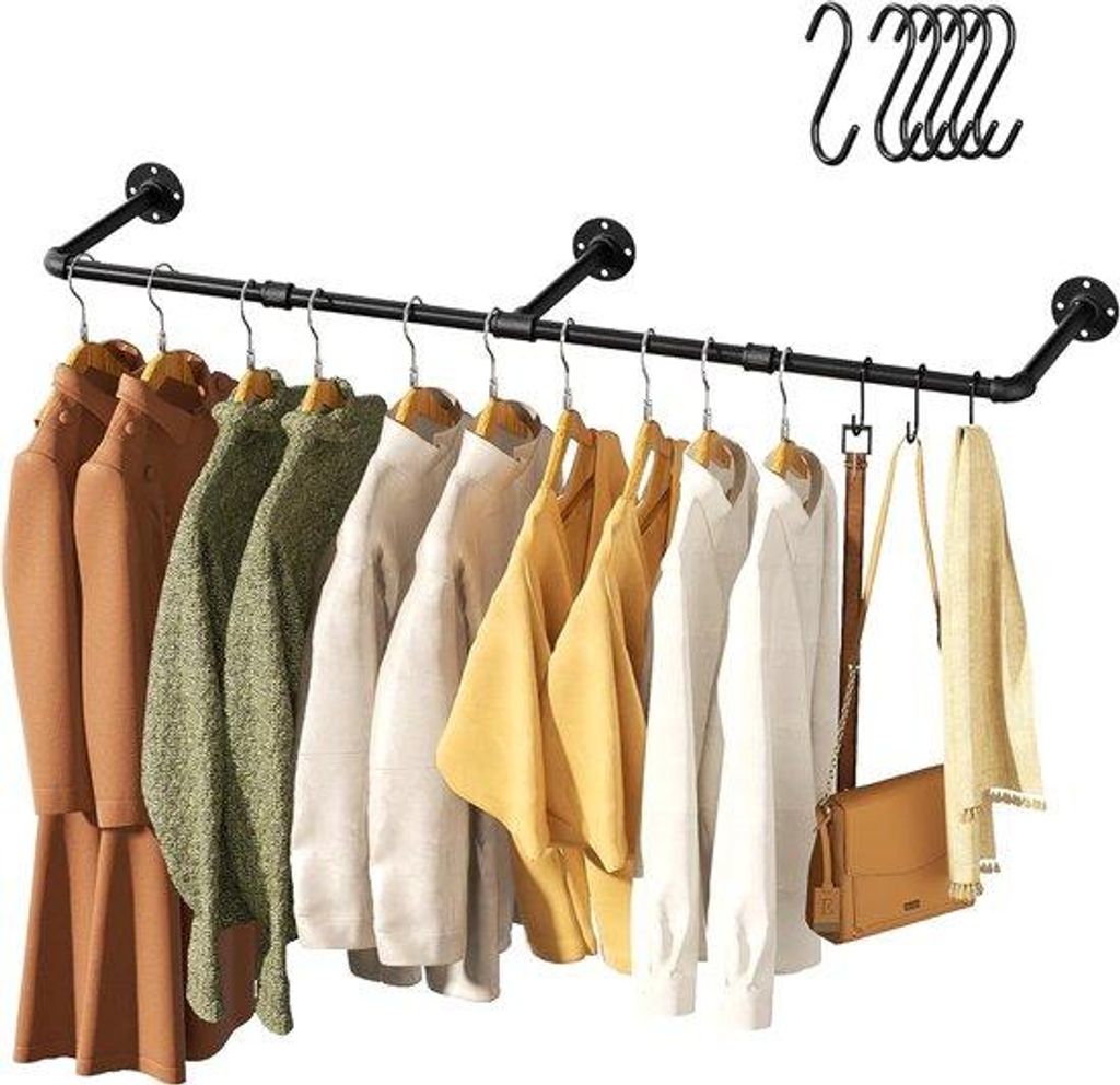 Vintager Kleiderständer Wandmontage 1er Pack