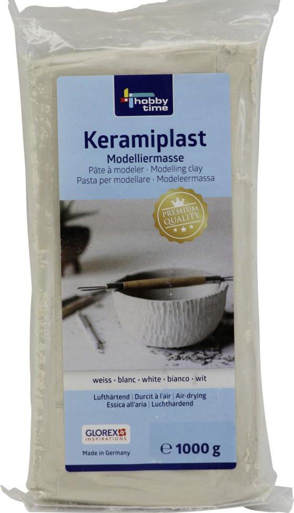 Glorex Keramiplast 1000 g, weiß