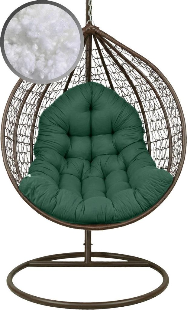 Cuscino AMPO per poltrona sospesa 120×100 cm, cuscino da Immagine del prodotto 