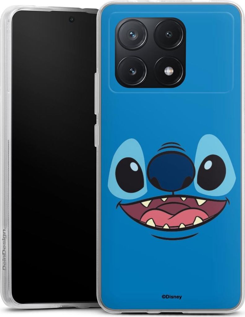 DeinDesign Handyhülle für Xiaomi Poco X6 Pro Silikon Hülle Case Smartphone Schutzhülle Disney Offizielles Lizenzprodukt Lilo & Stitch