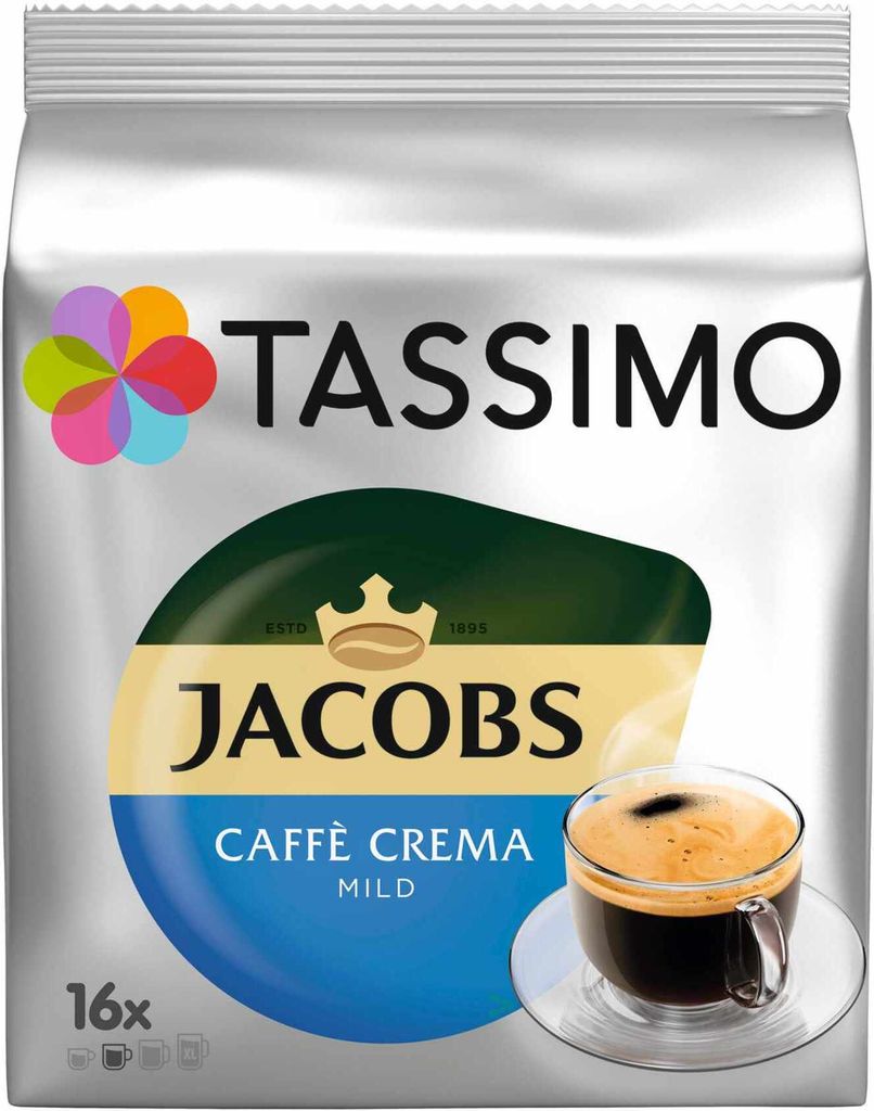 Tassimo Jacobs Caffè Crema mild | 16 T Discs, Kaffeekapseln Produktbild 1