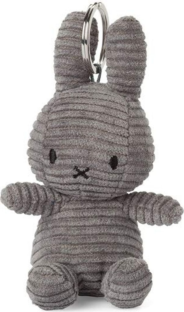 Miffy šnúrka na kľúče (antracitová, 10 cm) plyšová hračka Obrázok produktu 
