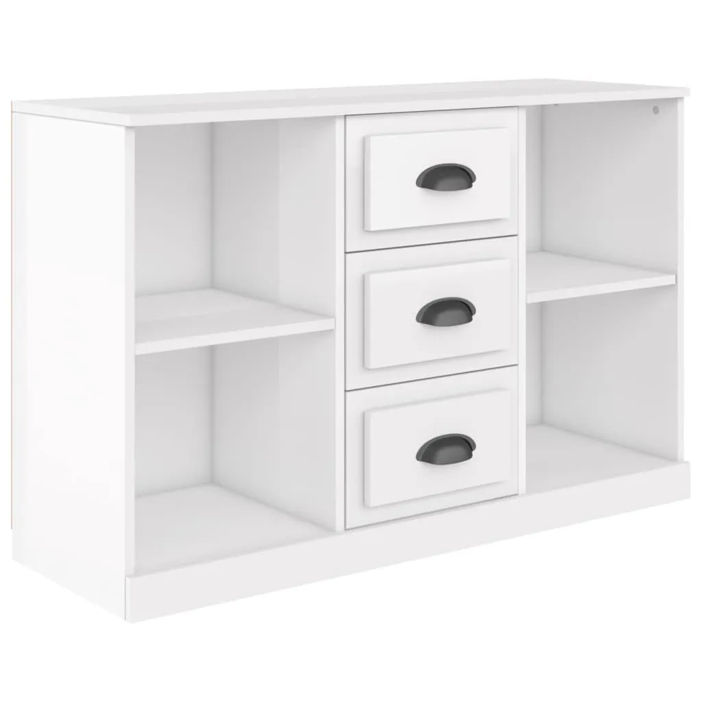 SYFAX™ Credenza Bianco Lucido 104,5x35,5x67,5 cm - Mobile Buffet Moderno