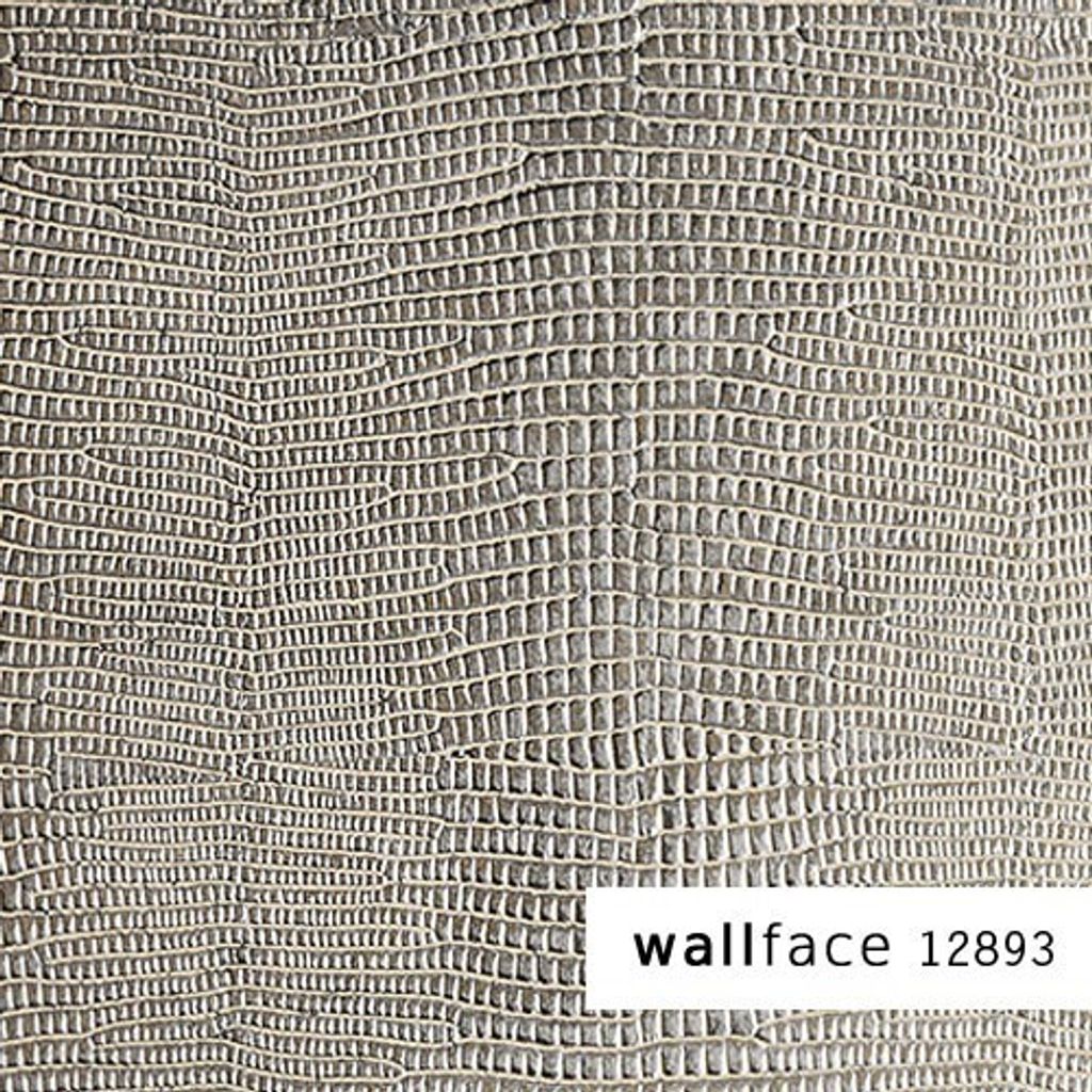 1 MUSTERSTÜCK WallFace S-12893 DIN A5 | Wandpaneel Muster LEGUAN SILVER
