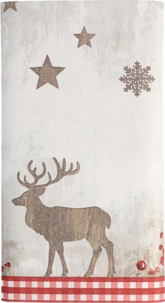 PAPSTAR Weihnachts-Tischdecke "X-mas Deer"