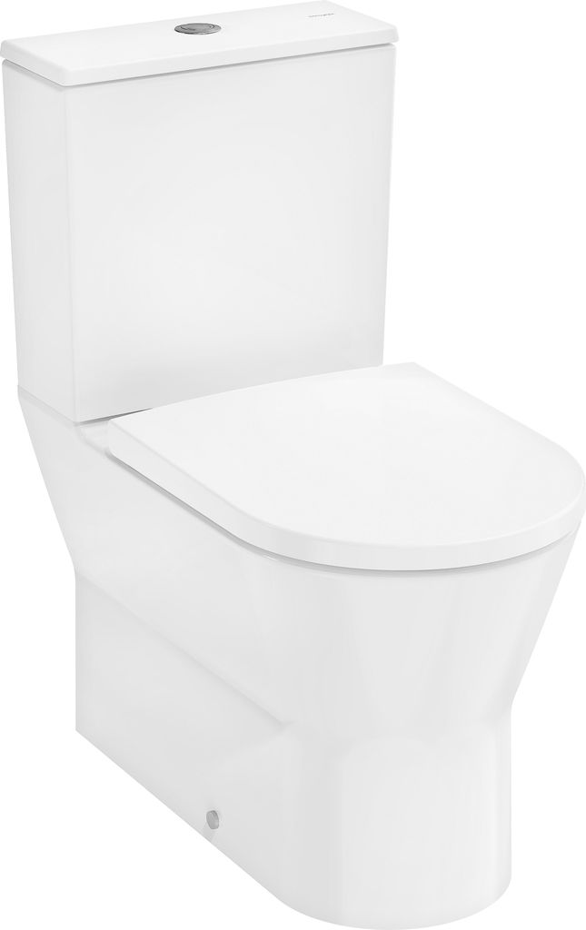 hansgrohe EluPura Original S Stand-WC Set, 365x640mm, AquaChannel Flush, inklusive Spülkasten und WC-Sitz, 60205450