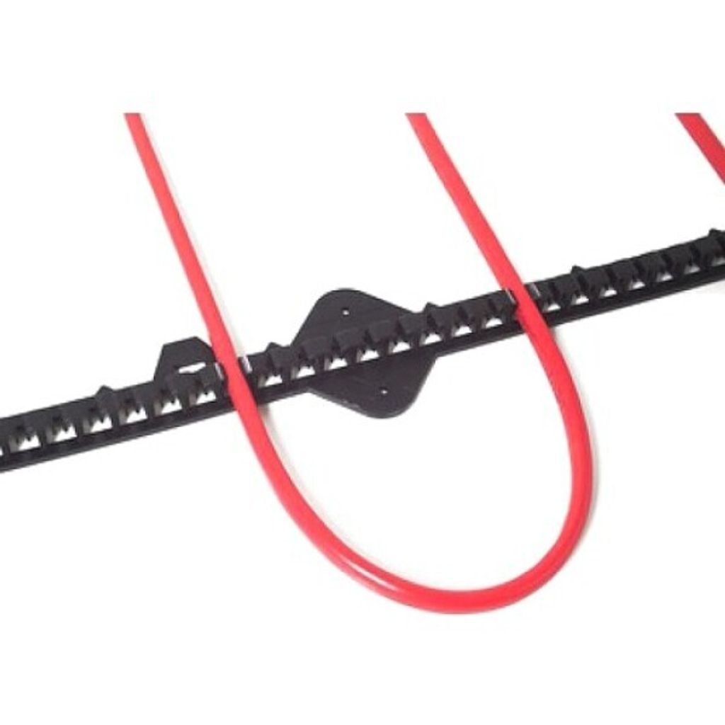 Montagestege für Heizleitung 1m/Raster 10mm, sw 19805220