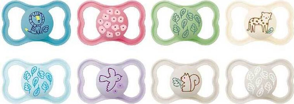 MAM Comfort Schnuller 0-3 Monate - 2er Set Aus Weichem Silikon Mit Sterilisator-Box