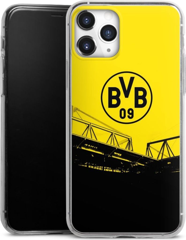DeinDesign Slim Hülle für Apple iPhone 11 Pro Silikon Case Ultra Dünn Handyhülle BVB Borussia Dortmund Fanartikel