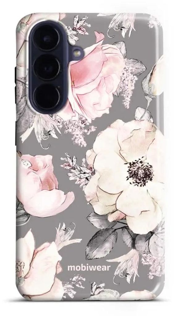 Handyhülle für Galaxy A57 5G, Mobiwear Elite Pro, Rosa-Blumig