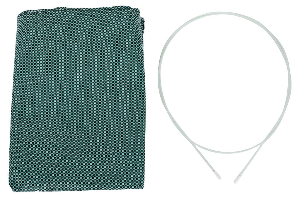 Kehrschaufel Typ Gartenabfallbeutel Wiederverwendbarer Gartenlaubsammler für Blätter Rasentrümmer Grasschnitt 270L 105x56x43cm / 41,3x22,0x16,9in