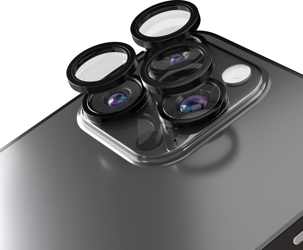 Etteri Kameralinsenschutz für iPhone 16 Pro / 16 Pro Max Schwarz