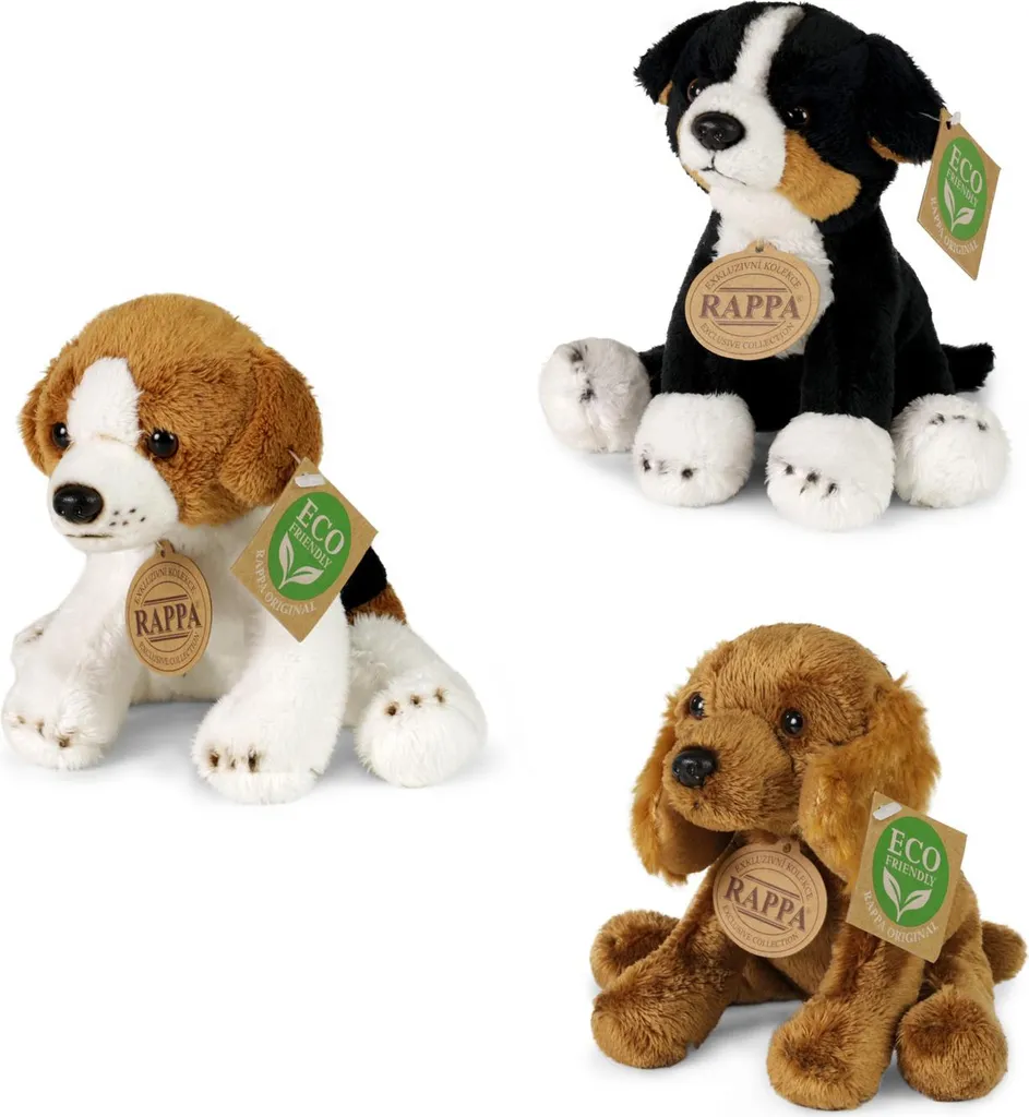 Peluche Chien et Chat RAPPA Collection Exclusive Éco-responsable