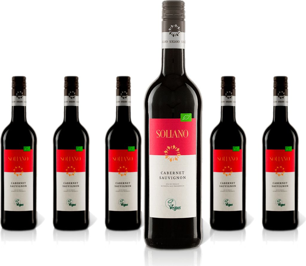 6 x Soliano Cabernet Sauvignon Vin de France Produktbild 