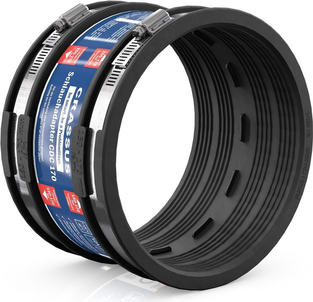 Crassus slangadapter type 2B CSC 116 (100-116 mm), tot 2,5 Productafbeelding 