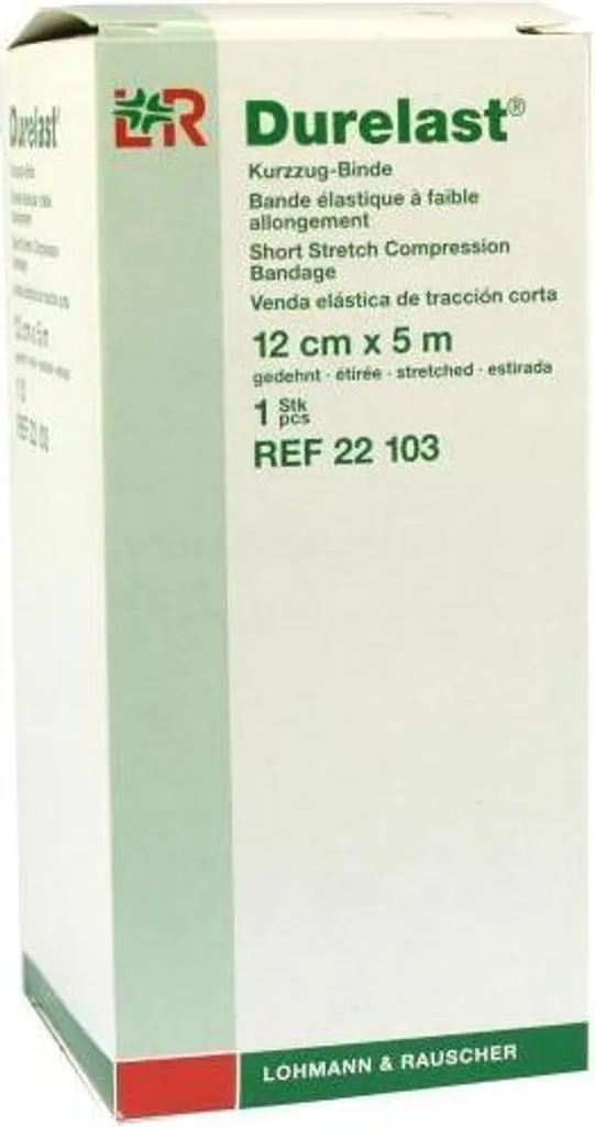 Benda Elastica Durelast 12x5m - Supporto Rigido per Traumi e Distorsioni
