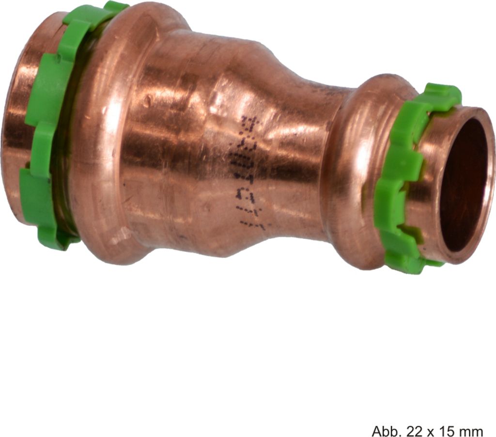 VSH SudoPress Kupfer SP5240V Reduziermuffe I/I, 15 x 12 mm Produktbild 