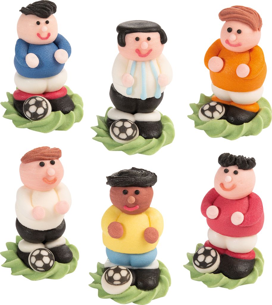 24 Zucker Fussballer, sortiert Produktbild 