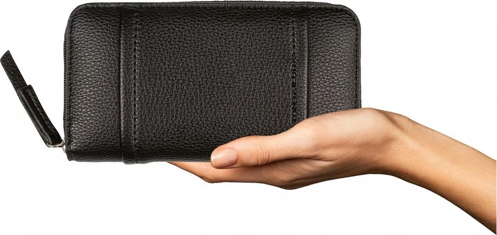Tom Tailor Beca Portafoglio Donna Nero con Zip Lunga - Acquista Online