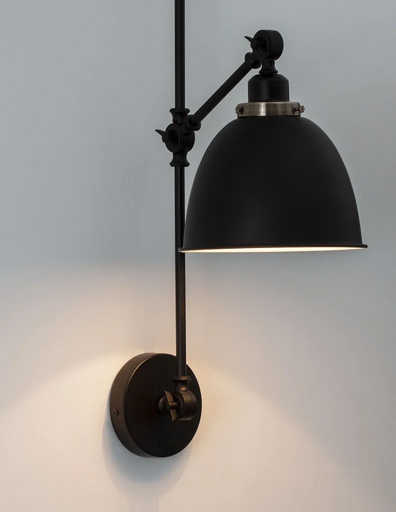 Applique murale LED Virgo Nova Luce - Éclairage d'ambiance Noir Moderne