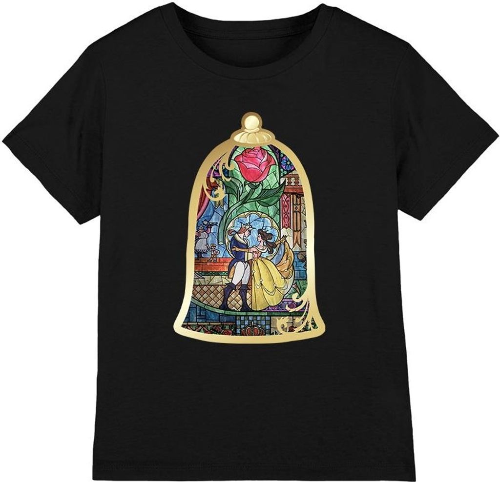 Beauty And The Beast - T-Shirt für Kinder TV4833 (104) (Schwarz)
