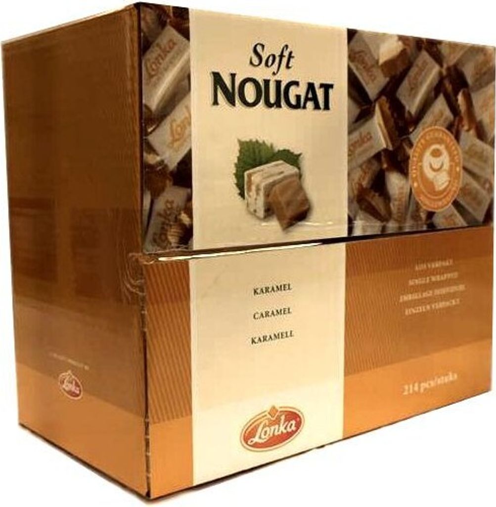 Lonka - Nougat Lonka Caramel Box 214 Stücke | Box ein 214 Produktbild 