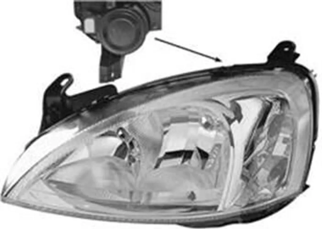 Faro Sinistro Opel Combo Corsa C Van Wezel | Omologato e Certificato