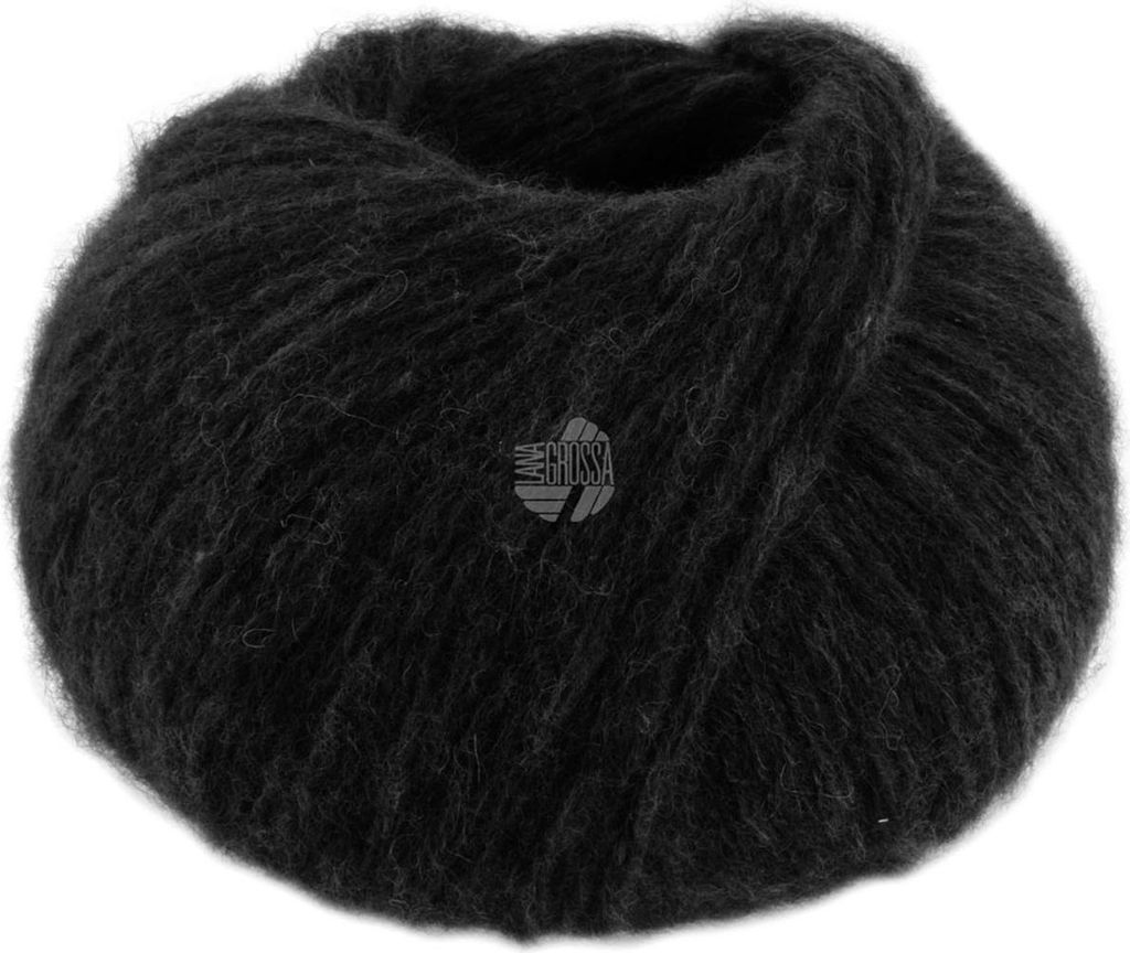 Lana Grossa - Airy 0010 schwarz Produktbild 
