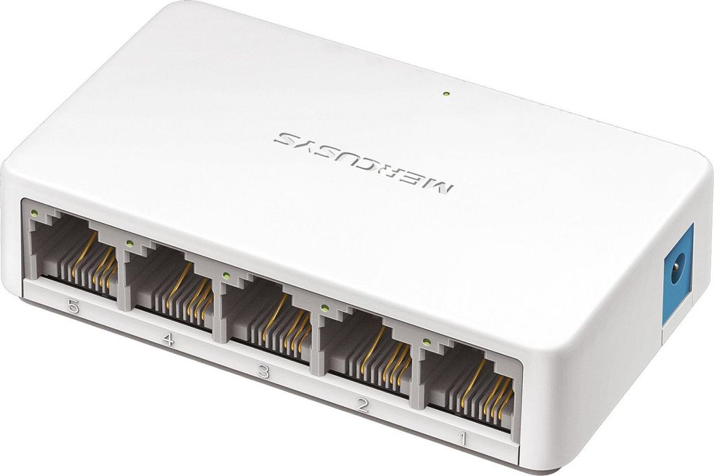 Mercusys MS105, Nespravované, Fast Ethernet (10/100), Plně Obrázek produktu 