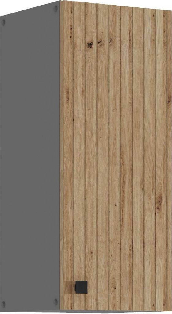 Küche AVA Artisan Hängeschrank 30 cm Lamellenoptik Küchenzeile Einbauküche