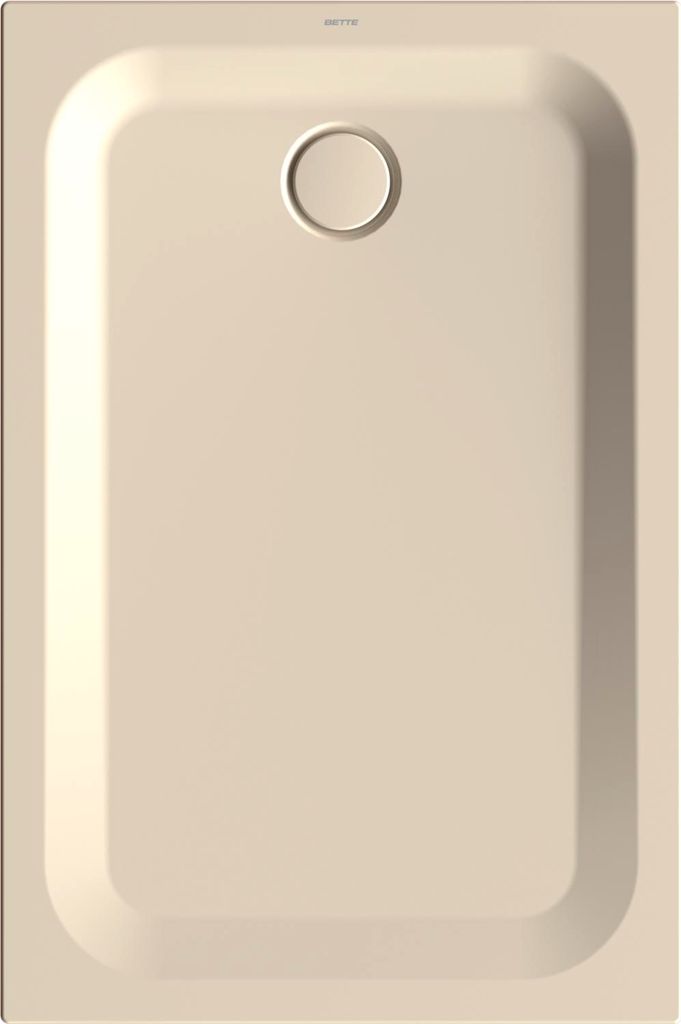 BetteUltra Rechteck-Duschwanne mit Minimum-Wannenträger, 1200x800x35mm, GlasurPlus, 1680-001PLUS,T1