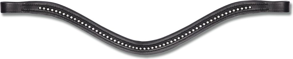Waldhausen Stirnband Diamond geschwungen STAR Stirnriemen Schwarz VB