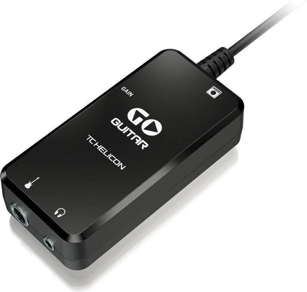 TC Helicon Go Guitar Interface compacte avec Sortie Casque et Gain réglable