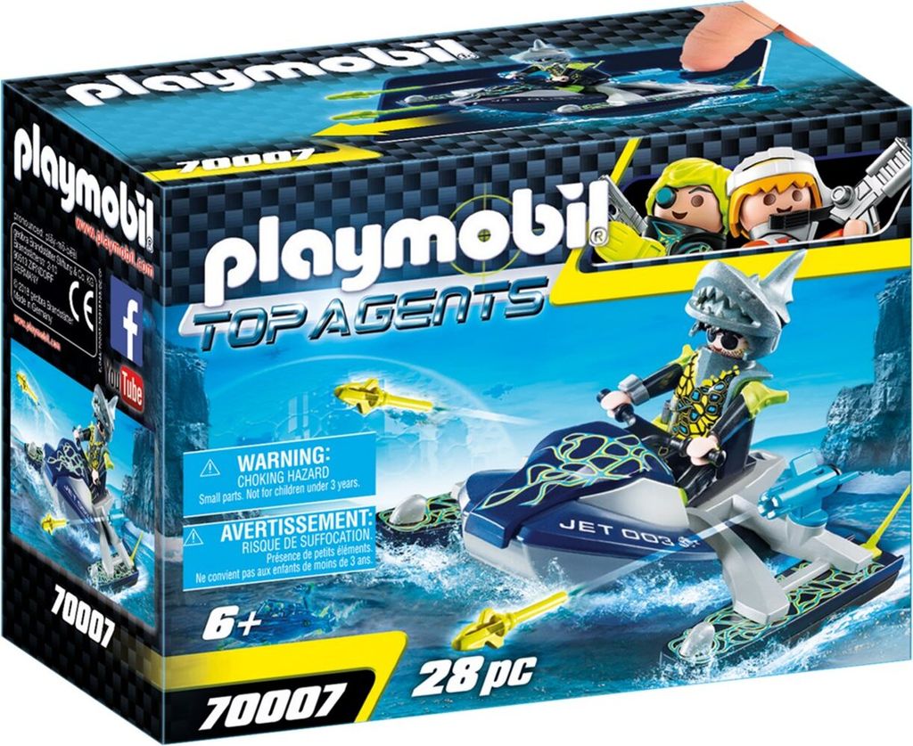 PLAYMOBIL TEAM S.H.A.R.K. Rocket Rafter, 70007