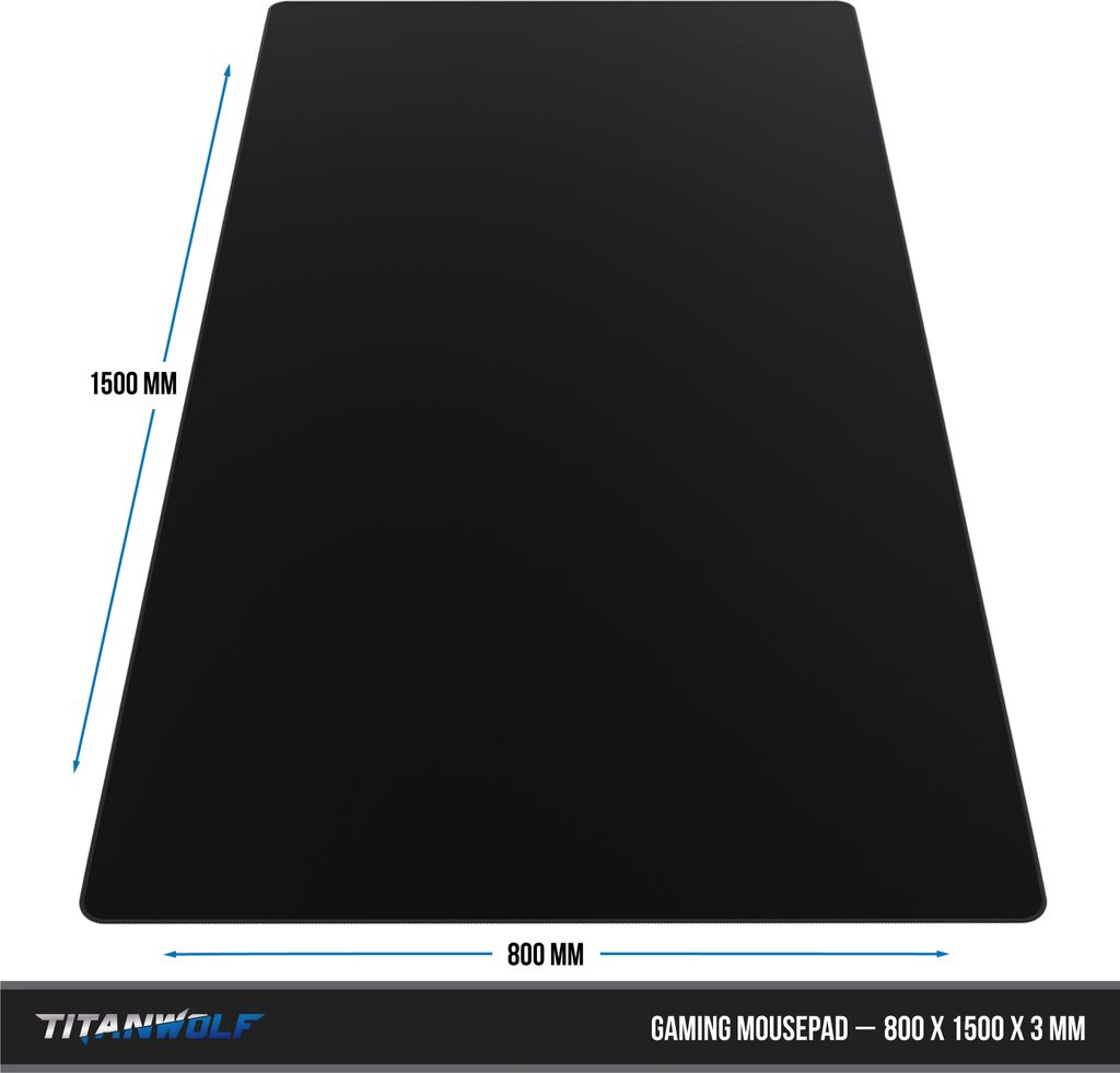 Podkładka pod mysz dla graczy Titanwolf, XXXL 1500 x 800 x Zdjęcie produktu 5