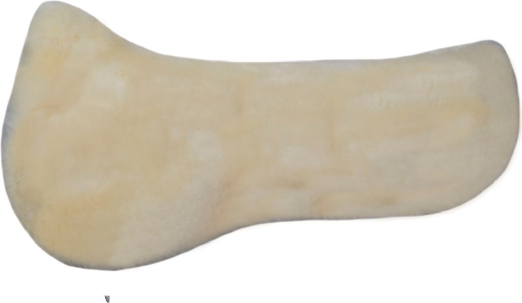 Engel Reitsport Sattelkissen SAKIS1AP Lammfell & Baumwollsteppstoff, Fellkranz vorne, Korrektur Aufpolstertaschen außen Schwarz/Med. L