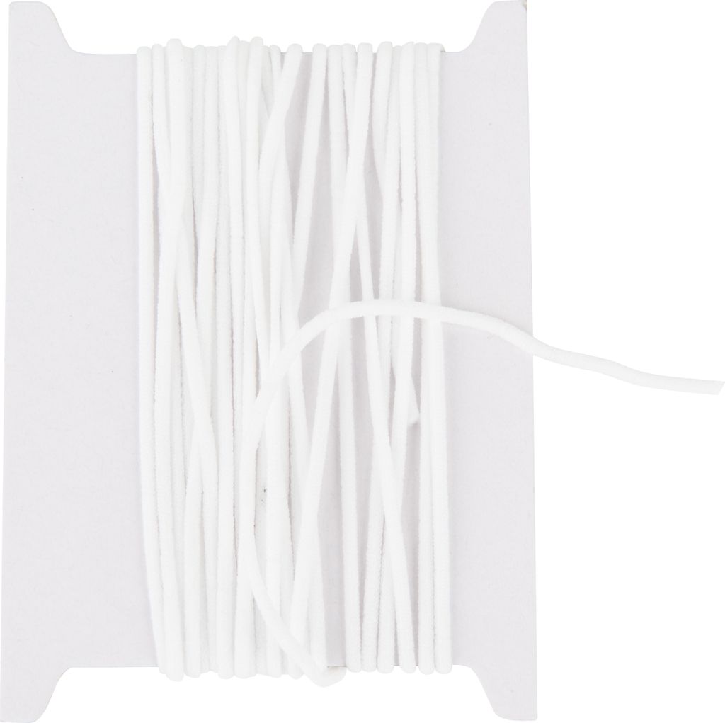 VBS Elastikband, 4 m, 2,5 mm breit Weiß Produktbild 