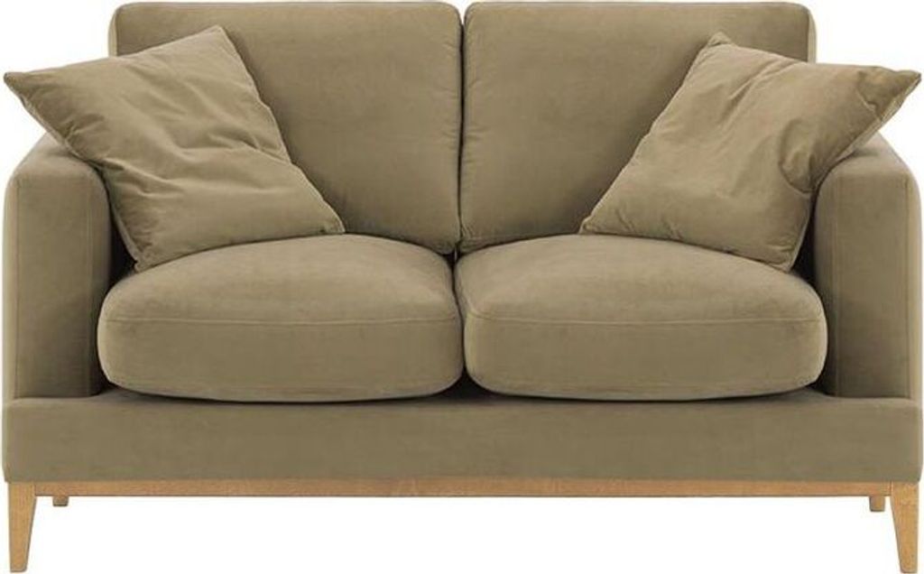 SLF24 - Zweisitzer-Sofa Covex Wood - beige - Velluto 3