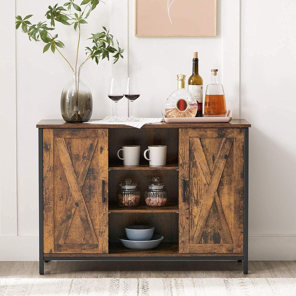 VASAGLE Sideboard Küchenschrank, 100 x 35 x 70 cm, mit Produktbild 