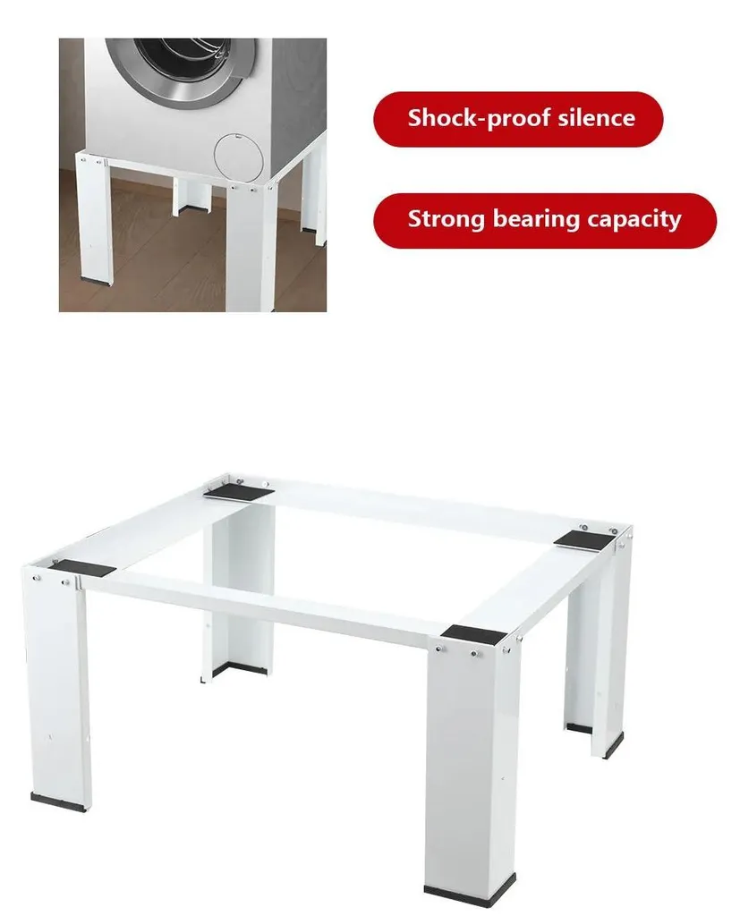 Support pour lave-linge réglable - Socle universel robuste avec fixation - 9