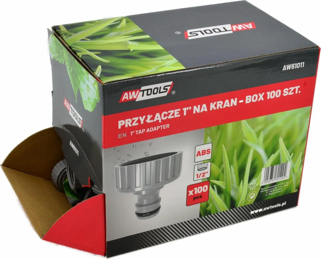 Raccord de Grain 1" AWTOOLS - Boîte de 100 Connecteurs de Liaison