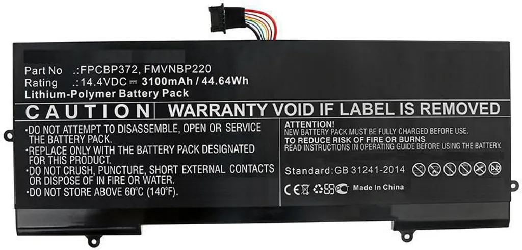 Batterie ordinateur portable CoreParts MBXFU-BA0030 de grande capacité