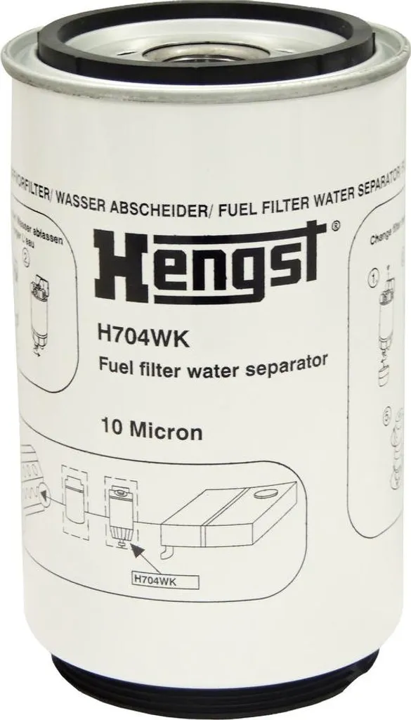 Filtre à carburant HENGST H704WK - Protection moteur haute précision