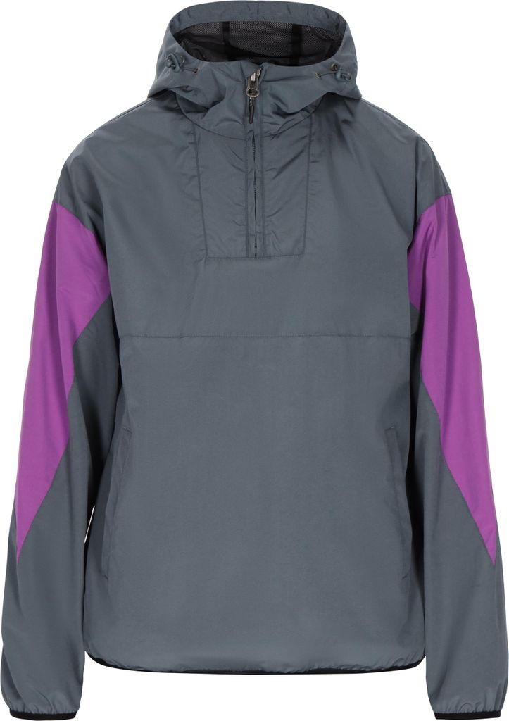 fernell herren blouson - graublau colorblock, L