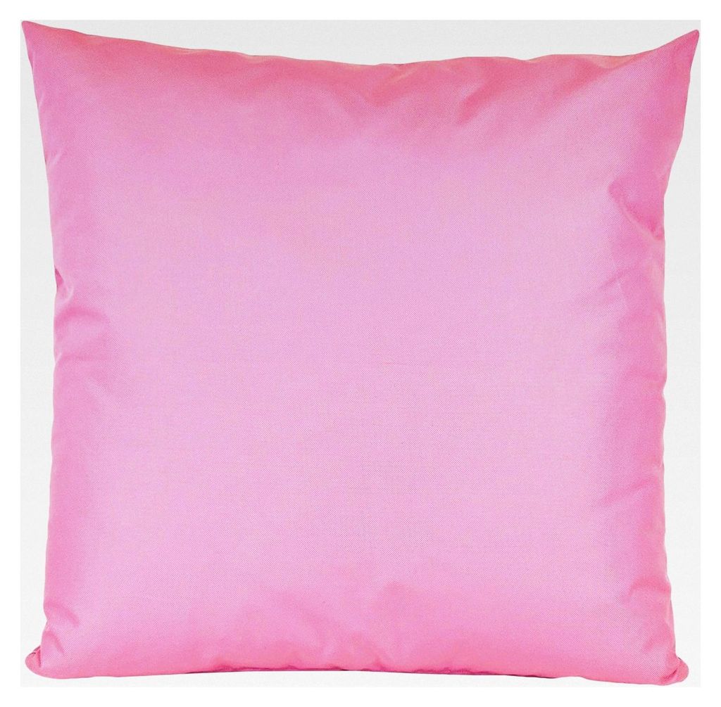 Loungekissen 50x50cm für den Außenbereich, wasserabweisend, Farbe: Rosa